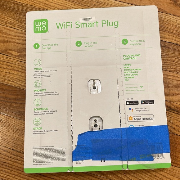 Wemo 43K-720-0224R Mini Smart Plug Compatible with Alexa, Google Assistant - Picture 3 of 5